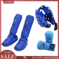 [Gedon] Taekwondo Sparring Gear Set with Shin Guards Footgear for Taekwondo Sparring