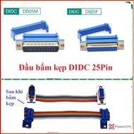 25P flat cable press, IDE26 cable connection, DIDC 25Pin COM DB25 Male, Female clamp cable (Male pin