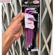 JAPANESE purple hexagonal ball set of 9 TLC-S9NPU EIGHT