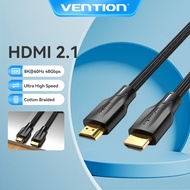 Vention Hdmi Cable 2.1 8K 60Hz Cotton Braided HDMI Male to Male 5M Cable for Computer HDTV PS4/5