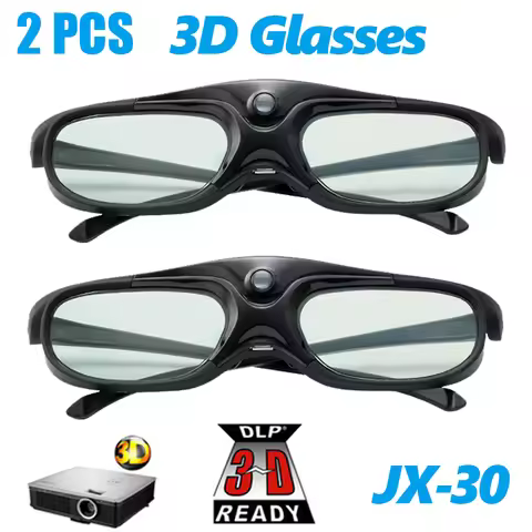 2PCS 3D Glasses Active Shutter 96-144HZ for BenQ Acer X118H P1502 X1123H H6517ABD H65108D Optoma JmG