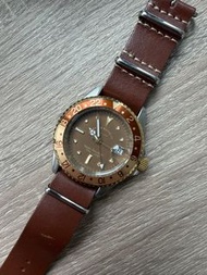 Vague Watch Company GMT quartz root beer not Seiko citizen