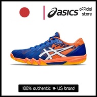 Original Asics attack 4 Blue Orange Low Cut Men's Table Tennis Shoes Indoor Sports Shoes App