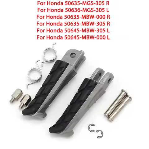 Motorcycle Footrests back Foot pegs For Honda Hornet 600 250 VFR1200F CBR600F CBR600F4i CBR600F4 CBR