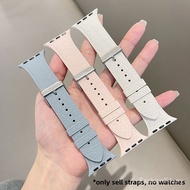 Litchi Pattern Silicone Watch Band for smart Watch S10 S9 S8 S7 S5 SE Ultra2 Hello3 46mm