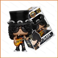 KTS FUNKO POP Band Guns N Roses Slash Action Figure Model Dolls Toys For Kids Home Decor Gifts Collections Ornament