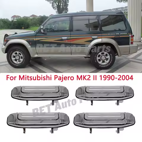 Chrome Exterior Outside Door Handle For Mitsubishi Montero Pajero 2 MK2 V31 V32 V33 V34 V36 V44 V45 