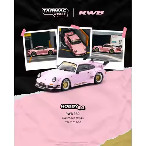 1:64 TW Alloy Mini Sport Car Model, Wide Body Modified Static Vehicle, Collectible Gift For Car Enth