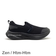 Eagle Zen Adult Slip-On Casual Shoes, Full Black & Black, White, Size 38-44, Phylon Sole
