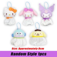 【Random Style 1pcs】Eikoh Sanrio Characters Decora Pop Mascot Plush Mascot Cinnamoroll / Hello Kitty 