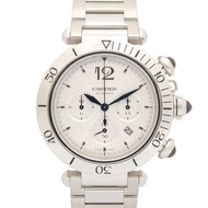 【二手】卡地亞 Pasha de Cartier 計時碼錶 WSPA0018 銀色不鏽鋼男士腕錶