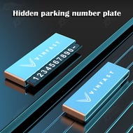 Vinfast Temporary Parking Phone Number Plate for Cars Night Light Hidden Parking Tool for Vf 8 Vf 9 