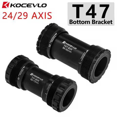 KOCEVLO T47 Threaded DUB Bottom Bracket Inner Diameter 47mm Width 68-86.5MM Aluminum Bearing For 24M