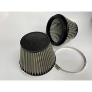 [ READY STOCK ] K&N  FILTER 6" HOLE / VR4 / EVO123 STAINLESS STEEL