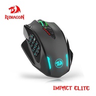 Impact Elite M913 RGB USB 2.4G Wireless Gaming Mouse 16000 DPI 16 Buttons Programmable Ergonomic For