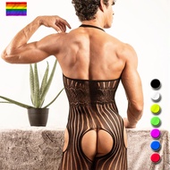 Send ! Men's Sissy Lingerie for Sex Naughty Slutty Bodystocking Harness Jockstrap Gay Cut Out Bondage Panties Strappy Bodysuit Underwear