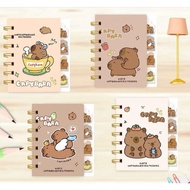 XO Capybara-shaped A7 spring notebook, notebook, hot hit cartoon notebook A7 notebook