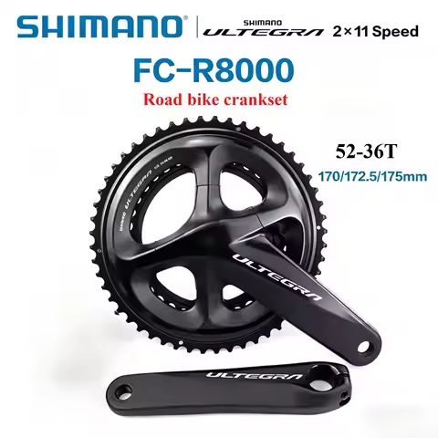 SHIMANO ULTEGRA FC-R8000 HOLLOWTECH II Road Bike Crankset 2x11s R8000 Chainwheel 165/170/172.5/175mm