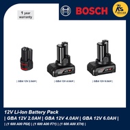BOSCH 12V Battery Pack GBA 12V 2.0AH | 4.0AH | 6.0AH Professional ( 1 600 A00 F6X | 1 600 A00 F71 | 