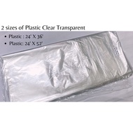 10 pcs in 1 set Plastic PP Clear Transparent 24*36cm & 24*52cm