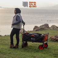 Multifunctional Trolley for Camping Dhaulagiri Portable Trolley 100 L / VILLVALD Folding Cart Camp W