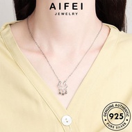 AIFEI JEWELRY 925 Pendant Gold Accessories Simple Perempuan Necklace Korean For Bell Perak Leher Chain Women Sterling Silver 純銀項鏈 Original Rantai N251