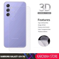 Garskin Carbon Samsung A34 5G Screen Sticker Skin Guard - SAMSUNG A34 5G