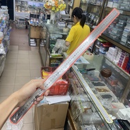 thước sắt ( loại 60cm hoặc 1m ) CHỐNG RỈ 1 mặt centimet (cm) 1 mặt inch
