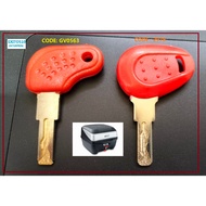 Givi key cut Copy Duplicate /kUNCI Pendua GIVI (price per unit)