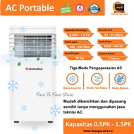 AC Portable Ruangan 1/2PK 3/4PK 1PK 1.5PK 2PK.Low Watt.UnitedStar.Terbaru.Garansi Resmi.Pendinginan 