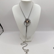 Boroti Necklace Decorated With Real Pearls Akoya Second-Hand Japanese Work
