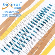 100pcs 1/4W Metal Film Resistor 270K~10M 270K 470K 750K 1M 4.7M 10M 1% Ohm Color Ring Resistance
