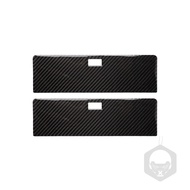 Suitable for Japanese Nissan 350z Modified Rear Storage Box Decorative Stickers 350z Red Carbon Fibe