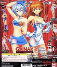 GAINAX HEROINES HGIF PART 3 冒險少女 EVA 新世紀福音戰士 扭飛越顛峰 扭蛋 5款