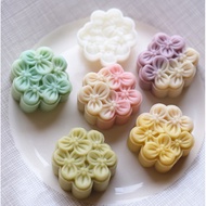 Mini mung bean cake mold month osmanthus 15g-25g frosted moon cake mold pastry hand-pressed household桂花月饼模具 (2219L)