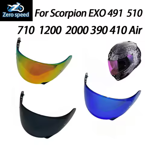 EXO-491 Visor Shield For Scorpion EXO 510 / 710 / 1200 / 2000 390 410 Air Helmet Face Shield Uv prot