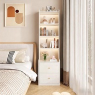 40/60x180CM Open Storage Cabinet 4 layers With Drawers Modern Storage Cabinet Bookshelf Home Furnitu