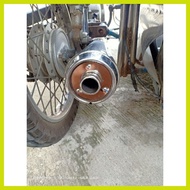 ∣ ☬ ☋ ❉ muffler tip /stock pipe tip stainless  tmx125/155 alpha, barako175/bajaj100/125