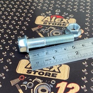 CAP BOLT + CAP NUT M 10x50 KEY 14/ FLANGE BOLT BOLTBolt 14 LENGTH 5 CM/ M10x50 BOLT THREAD 14 KEY 14