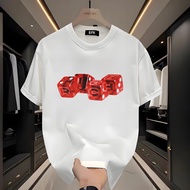 Blue Temptation American Tough - Stylish Heavyweight 100% Cotton Crew Neck Short - Sleeve T - shirt: