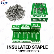 Insulated Staple Wire 1/2 , 3/4 , 1 U nails