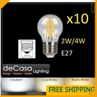 10pcs E27 Led Edison Ping Pong Bulb Led Bulb Vintage Bulb G45 4W