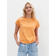 American Eagle เสื้อยืดผู้หญิง SLIM CLASSIC TEE INTL สี MANGO - 037-8743-817