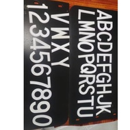 Standard JPJ Car Number Plate lori Number Plate white Plastic Font Number Plate kereta lori Pass.