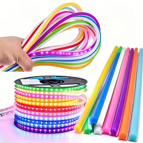 6mm 8mm Separated Neon LED Strip SMD2835 DC 12V 120LEDs/M Flexible Bendable Waterproof LED Light Str