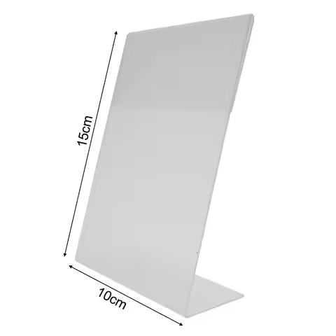1PCS Acrylic A6 Transparent Acrylic Display Stand Desk Display Card Stand 10cmx15cm Home Decor Pictu