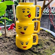 LEGO MINIFIGURE SHAPED CERAMIC MUG