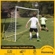Folding Football Goal Portable Outdoor football training goal Three-five person system football goal