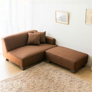 Japanese-Style Small Apartment Fabric Sofa Double Apartment Furniture Technology Cloth Latex Influen