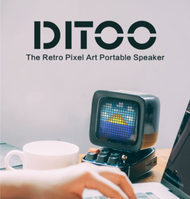 Divoom Ditoo-Plus Pixel Art Wireless Speaker Portable Mini Computer Smart Speaker Alarm Clock Divoom DITOO Pixel Art